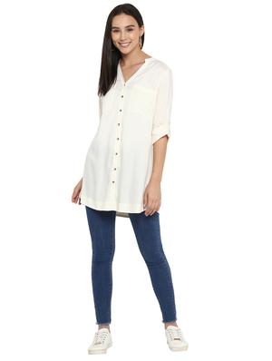 mid rise solid jeans - 17445316 - Standard Image - 4