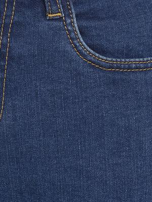 mid rise solid jeans - 17445316 - Standard Image - 5