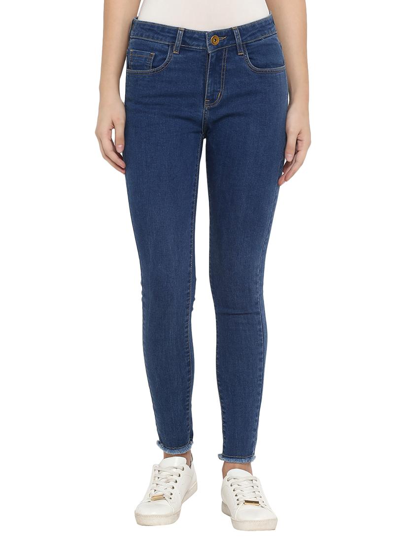 mid rise solid jeans - 17445316 - Zoom Image - 1