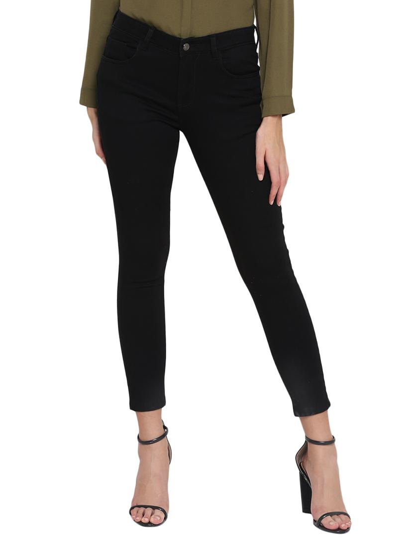 mid rise solid jeans - 17445318 - Zoom Image - 1