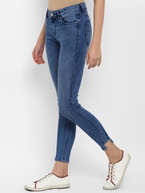 mid rise washed jeans - 17445319 - Standard Image - 2