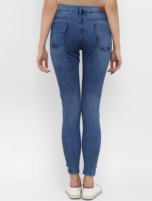 mid rise washed jeans - 17445319 - Standard Image - 3