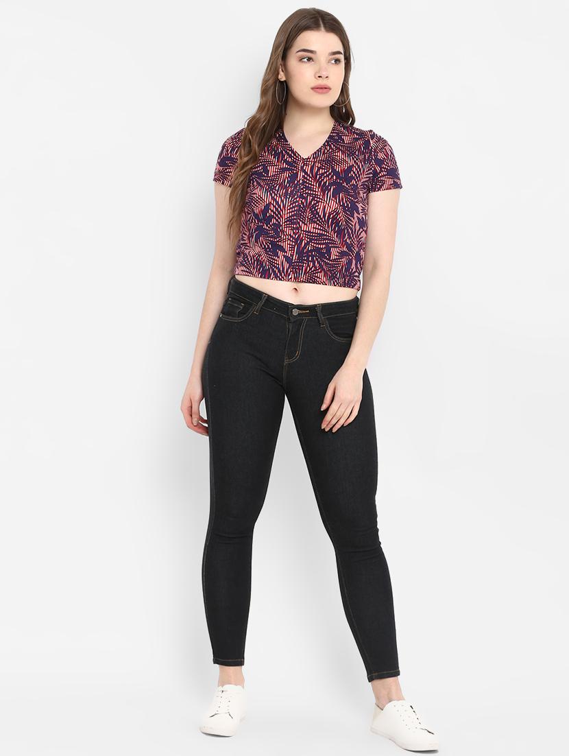 mid rise solid jeans - 17445323 - Zoom Image - 4