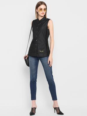 stone washed denim jeans - 17445327 - Standard Image - 4