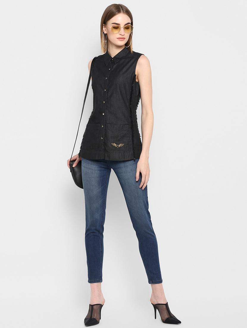 stone washed denim jeans - 17445327 - Zoom Image - 4
