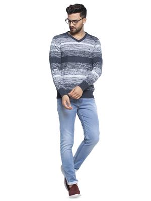 blue striped pullover - 17449988 - Standard Image - 4