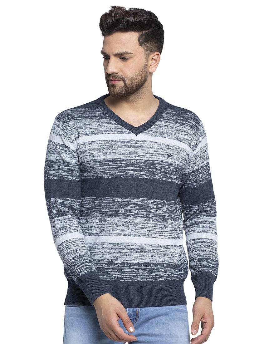 blue striped pullover - 17449988 - Zoom Image - 1