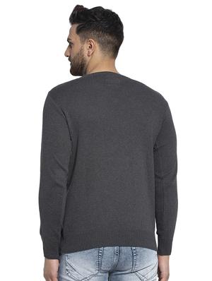 grey printed pullover - 17449992 - Standard Image - 3