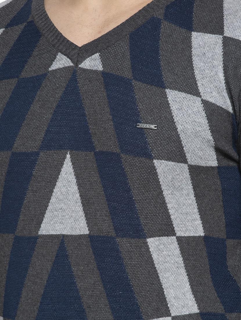 grey printed pullover - 17449992 - Zoom Image - 5