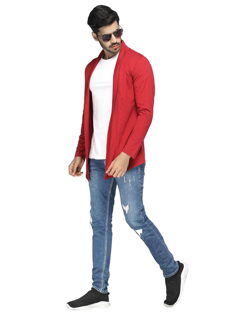 red solid shrug - 17450154 - Zoom Image - 4