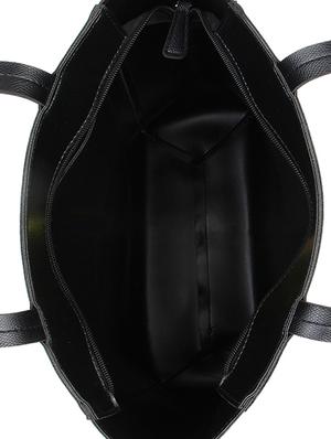 black leatherette (pu) regular handbag - 17451079 - Standard Image - 3