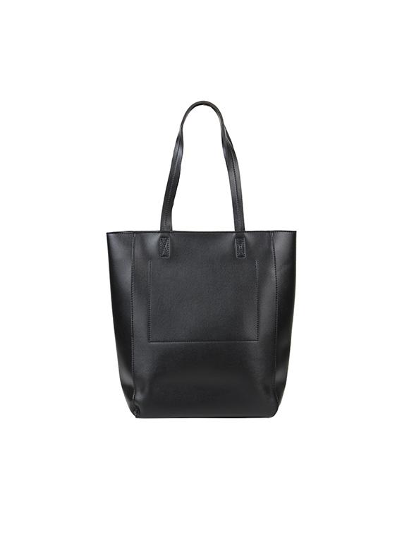 black leatherette (pu) regular handbag - 17451079 - Zoom Image - 2