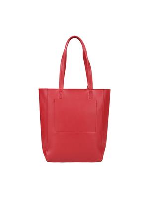 red leatherette (pu) regular handbag - 17451083 - Standard Image - 2