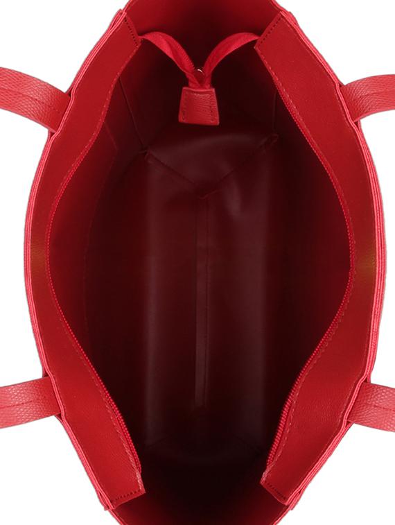 red leatherette (pu) regular handbag - 17451083 - Zoom Image - 3