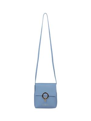 blue leatherette (pu) regular sling bag - 17451087 - Standard Image - 6