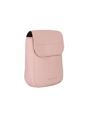 pink leatherette (pu) regular sling bag - 17451091 - Standard Image - 5