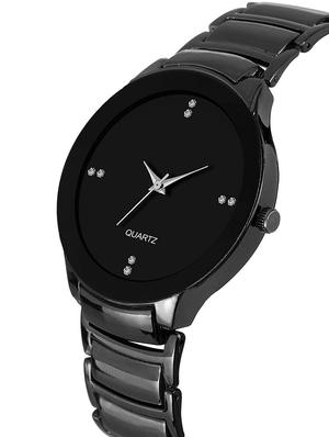 farp analog black colour stainless steel womens watch - 17451410 - Standard Image - 2
