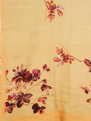 floral printed saree with blouse - 17451601 - Standard Image - 5