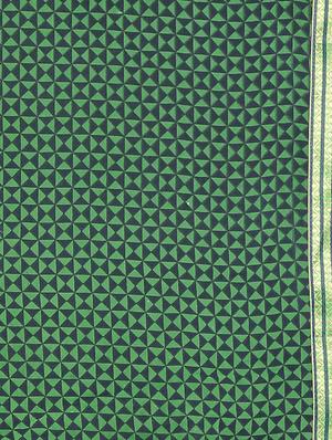 geometric printed saree with blouse - 17451619 - Standard Image - 4