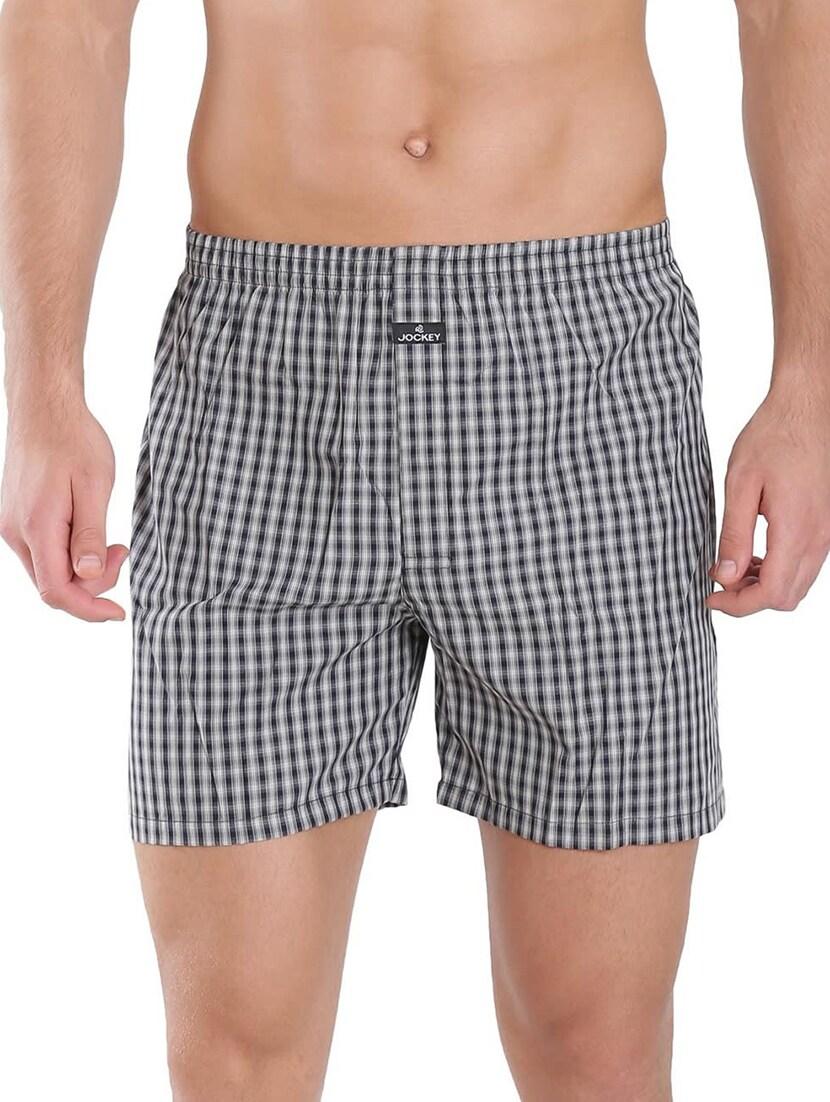 set of 2 multi colored checkered boxer - 17451789 - Zoom Image - 2