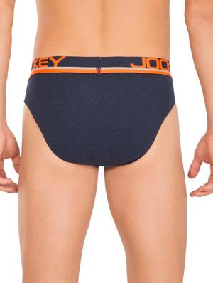 navy blue solid hipster brief - 17452107 - Standard Image - 3