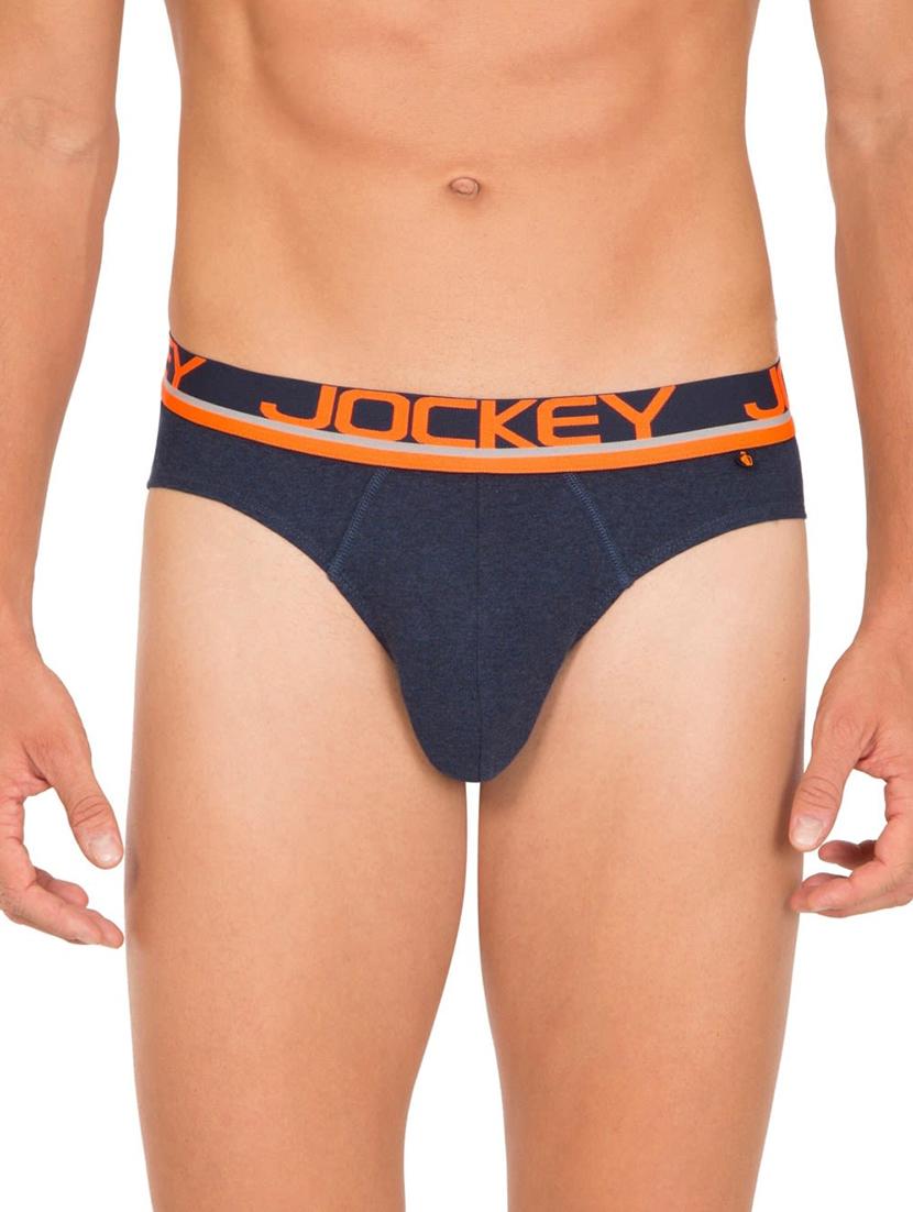 navy blue solid hipster brief - 17452107 - Zoom Image - 1