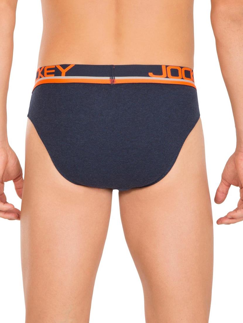 navy blue solid hipster brief - 17452107 - Zoom Image - 3