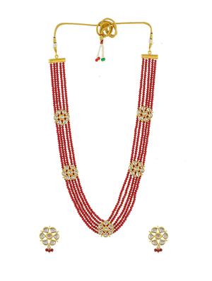 red brass long necklace - 17452626 - Standard Image - 2