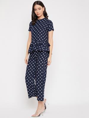 polka dot top with trouser set - 17452630 - Standard Image - 3