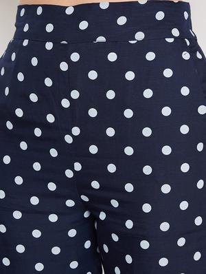 polka dot top with trouser set - 17452630 - Standard Image - 5