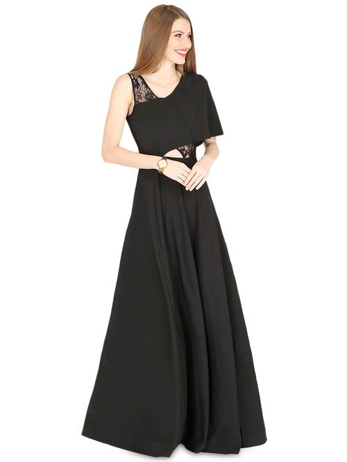 lace detail gown dress - 17454296 - Very Small Image - 1