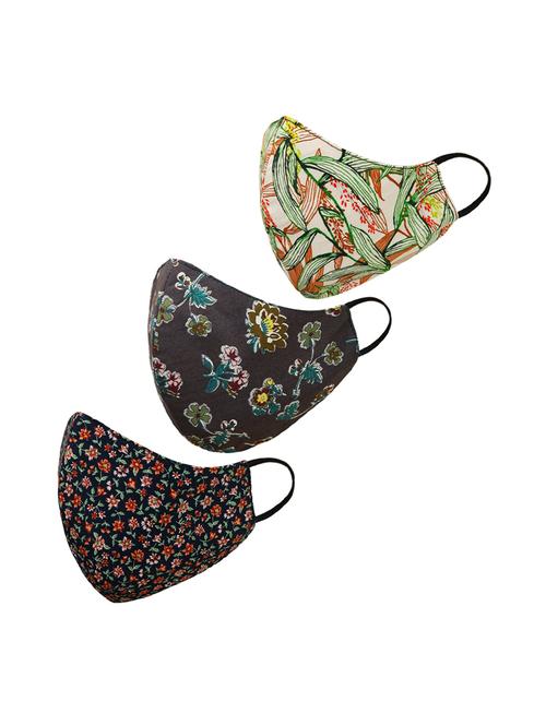 multi colored cotton printed men mask - 17454834 - Standard Image - 1