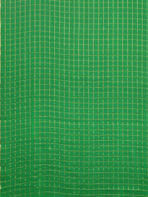 checkered woven saree with blouse - 17456417 - Standard Image - 5
