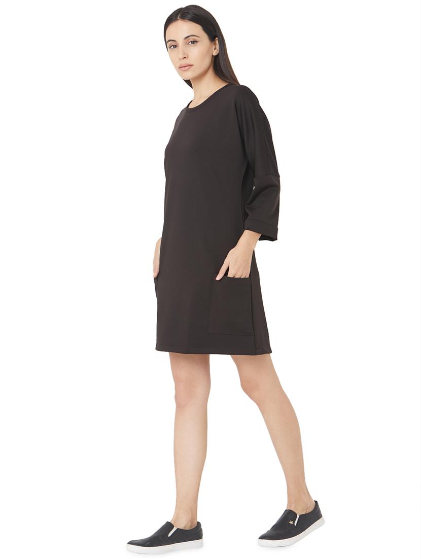 round neck a-line dress - 17456755 - Zoom Image - 2
