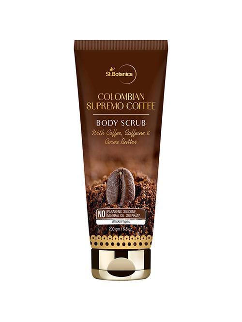stbotanica colombian supremo coffee body scrub 200g | with coffee, caffeine and cocoa butter |no sls, paraben - 17457123 - Standard Image - 1