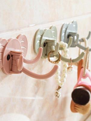3 pcs. cute cartoon elephant shape wall hook - 17457179 - Standard Image - 2