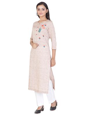 striped straight kurta - 17457293 - Standard Image - 2