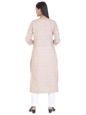striped straight kurta - 17457293 - Standard Image - 3