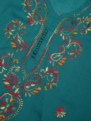 chikankari kurta sharara set - 17457331 - Standard Image - 5