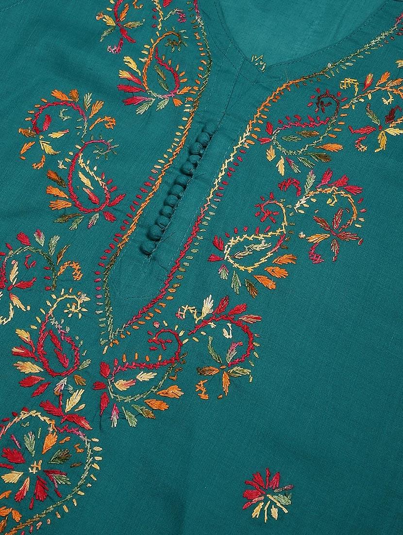 chikankari kurta sharara set - 17457331 - Zoom Image - 5
