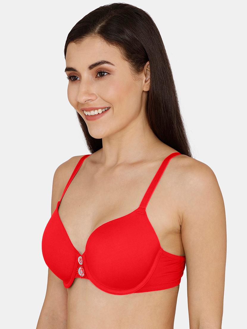 red nylon tshirt bra - 17457371 - Zoom Image - 2