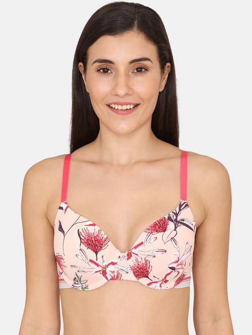 printed t-shirt bra - 17457374 - Standard Image - 1