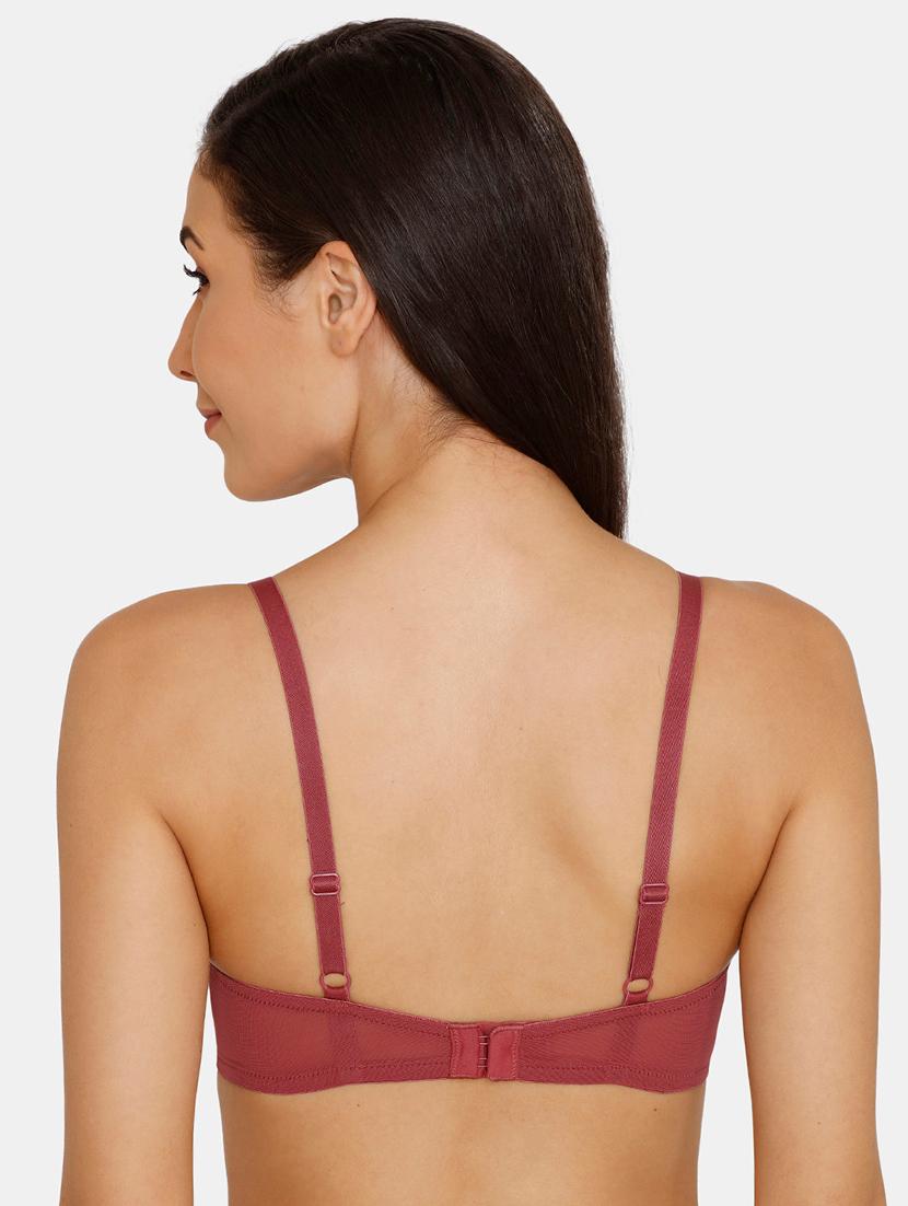bow patch t-shirt bra - 17457378 - Zoom Image - 3