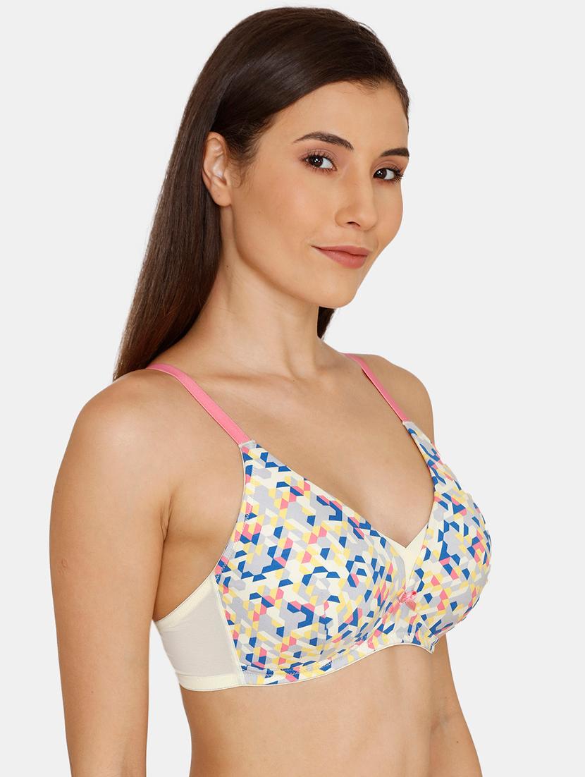 bow patch t-shirt bra - 17457379 - Zoom Image - 2