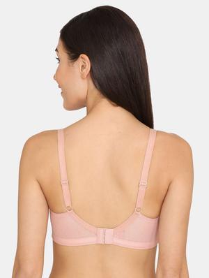 pink polyester regular bra - 17457382 - Standard Image - 3