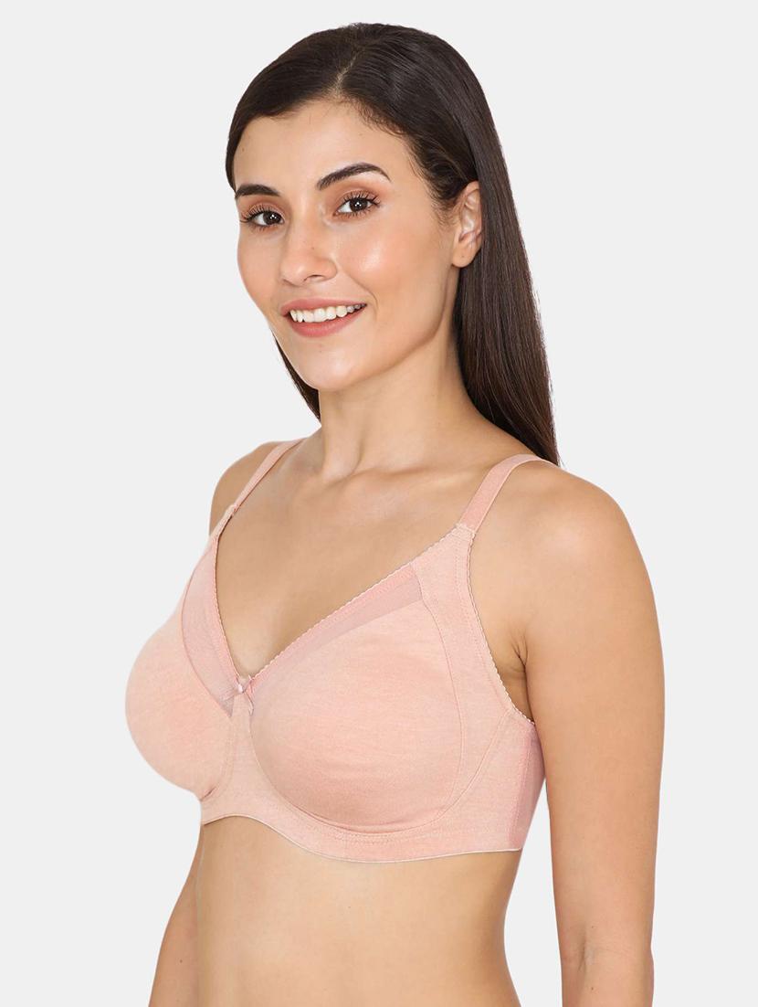 pink polyester regular bra - 17457382 - Zoom Image - 2