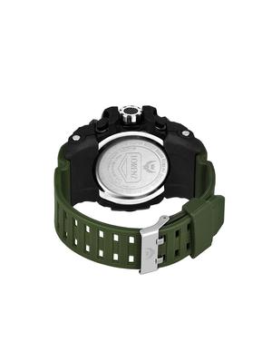 lorenz casual & sporty black dial display with led & day date calendar analog digital watch for men & boys|mk-3074-dg - 17457399 - Standard Image - 3