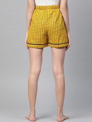 drawstring waist checkered short - 17457403 - Standard Image - 3