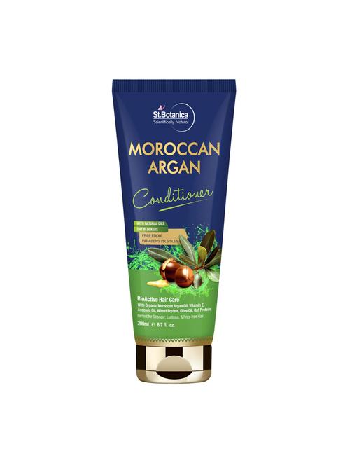 stbotanica moroccan argan hair conditioner - with organic argan oil & vitamin e - no parabens, sls/sles, 200ml - 17457588 - Standard Image - 1