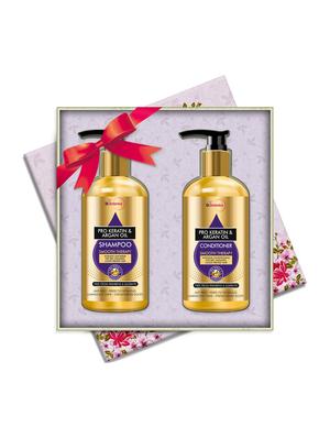 stbotanica pro keratin & argan oil shampoo + conditioner kit (300ml each) - 17457598 - Standard Image - 2